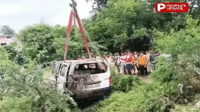 राजगढ़ के सारंगपुर में नाले में बही वैन, 9 की मौत, डूबने वालों में 3 बच्चे भी