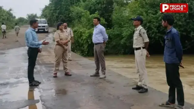 हरदा में 36 घंटे से बरस रहा पानी; उफान पर नदी नाले, प्रशासन की चेतावनी पुल-पुलियों, रपटों पर पानी हो तो पार नहीं करें