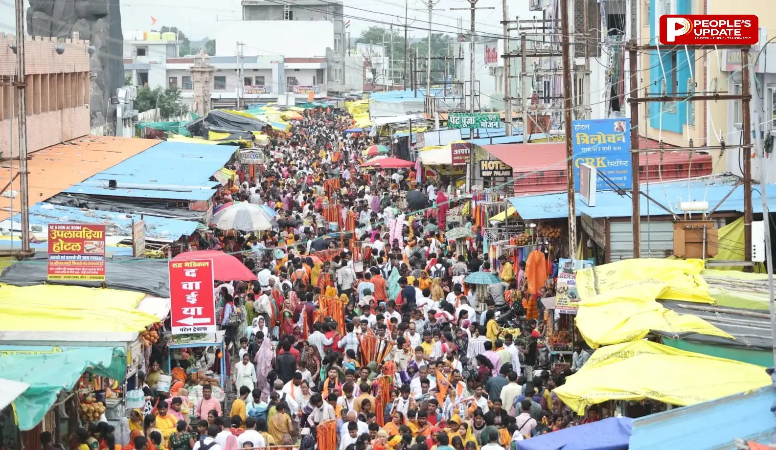 सावन के तीसरे सोमवार को कुबेरेश्वरधाम में उमड़ा आस्था का सैलाब, डेढ़ लाख शिवभक्तों ने किया जलाभिषेक