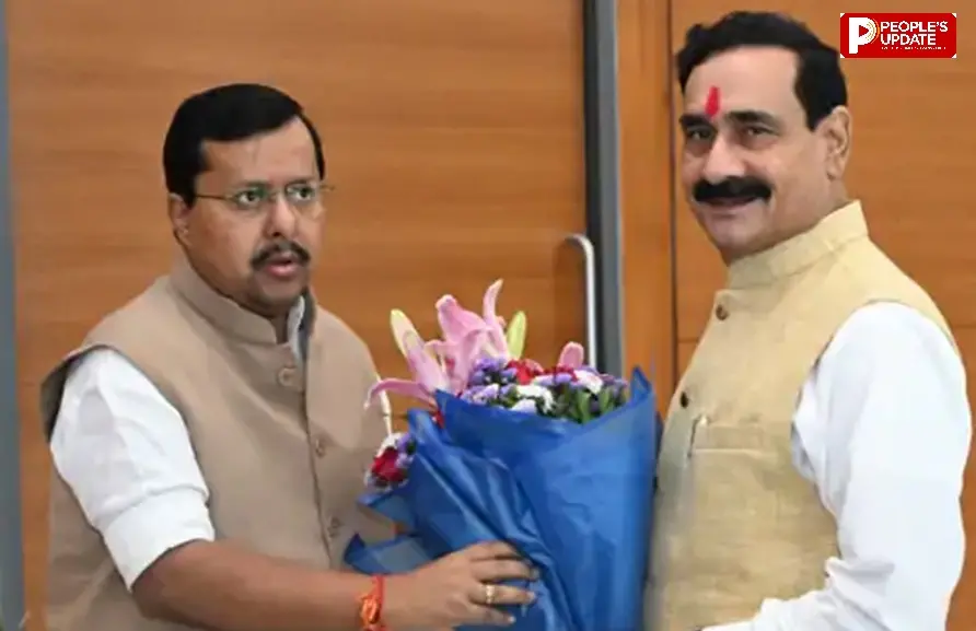 भोपाल का दौरा रद्द कर अचानक दिल्ली पहुंचे डॉ. नरोत्तम मिश्रा, भाजपा अध्यक्ष नितिन नवीन से की खास मुलाकात