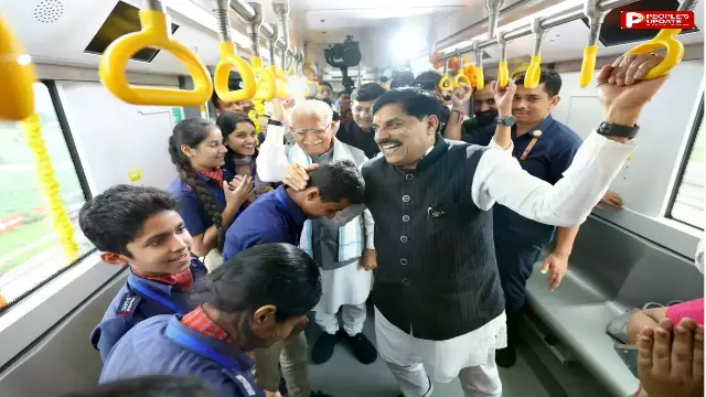इंदौर मेट्रो अब चलेगी 17 किमी-सीएम डॉ. यादव और केंद्रीय मंत्री खट्टर ने हरी झंडी दिखाई, सफर भी किया