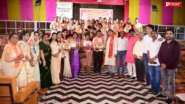 हरदा में सर्व ब्राह्मण समाज ने 201 शिक्षकों का किया सम्मान