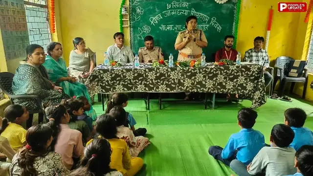 बेगमगंज में बच्चों को तनाव से उबारने और आत्महत्या रोकने कार्यशाला में दी समझाइश