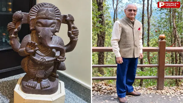 मप्र के पूर्व डीजी अरुण गुर्टू के घर है लौह अयस्क के सिंगल स्टोन पर बनी दुनिया की इकलौती गणेश प्रतिमा