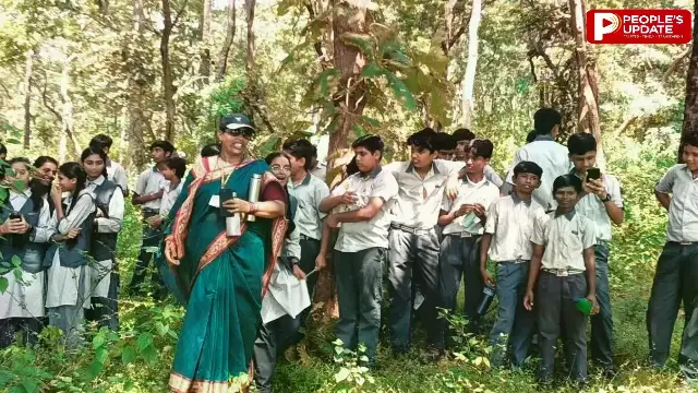 सोहागपुर-सेहरा के जंगल में विद्यार्थियों ने जाना वन्यजीव संरक्षण का महत्व, प्राकृतिक सौंदर्य से हुए रूबरू