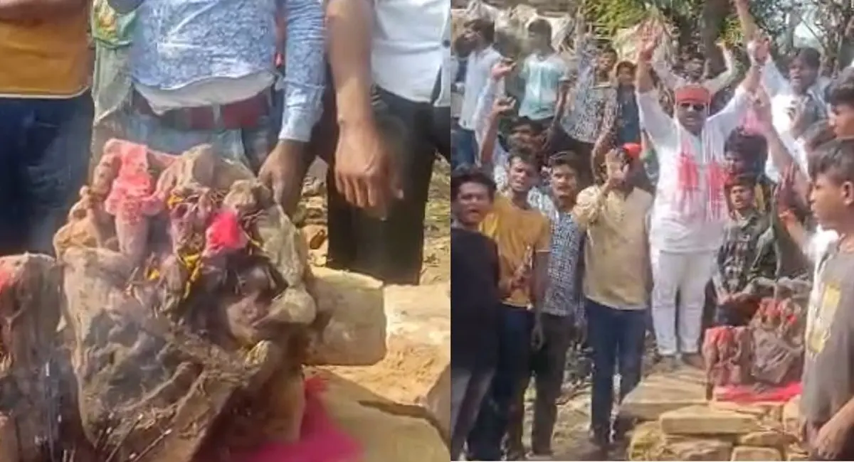 निर्माण स्थल पर मूर्तियां मिलने से, हिंदू-मुस्लिम पक्षों में टकराव, शांति बनाए रखने की अपील