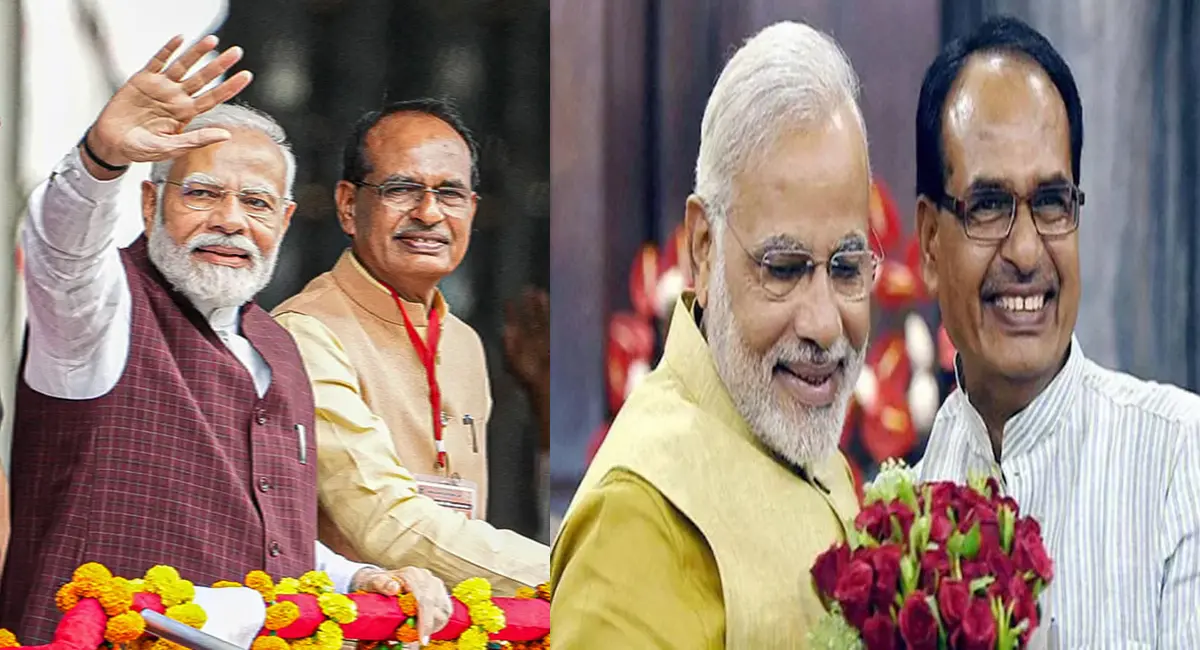 SHIVRAJ SINGH CHOUHAN & PM MODI