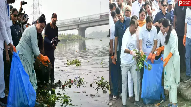 28 घाटों पर सफाई, मंत्री, सांसद, हजारों स्वयंसेवक समेत सीएम रेखा गुप्ता भी हुईं शामिल