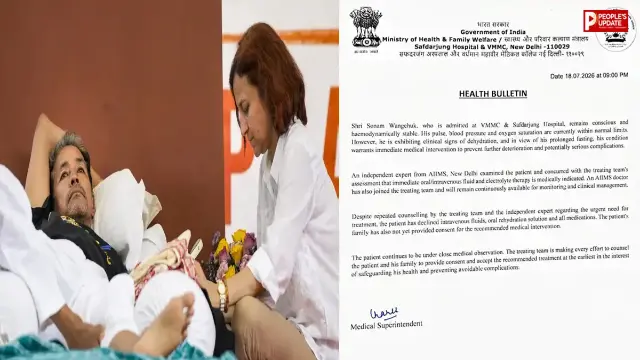 हॉस्पिटल पहुंचने के बाद भी नहीं टूटा सोनम वांगचुक का अनशन, पत्नी की भावुक अपील के बीच डॉक्टरों ने बताई सेहत
