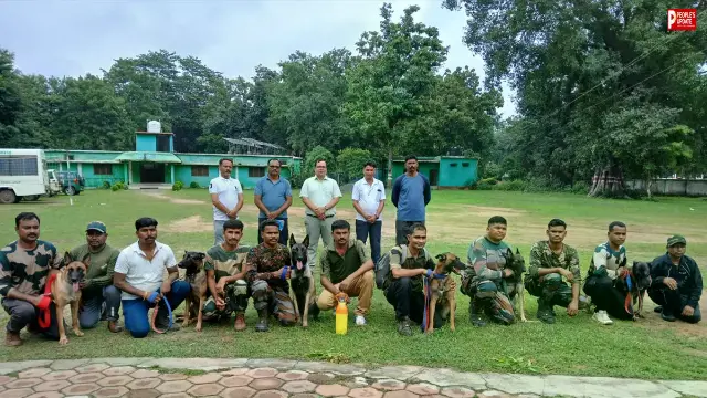 पन्ना टाइगर रिजर्व ने जीता खिताब, संजय टाइगर रिजर्व के सुरेश प्रसाद बैगा बने बेस्ट डॉग हैंडलर