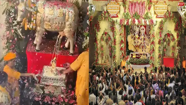 आधी रात जन्मे कान्हा, गूंजा ‘नंद के घर आनंद भयो’! देशभर में जश्न, नाथद्वारा में 21 तोपों की सलामी  