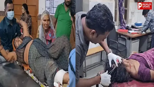 मंदिर से बाहर निकलीं महिलाएं, तेज कार ने मारी टक्कर! 7 घायल, 4 गंभीर, ड्राइवर की ग्रामीणों ने खंभे से बांधकर की पिटाई  