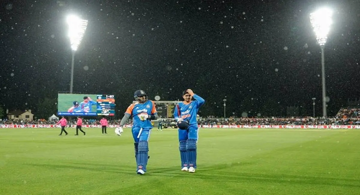 पहला टी-20 बारिश के कारण बेनजीता, केवल 58 गेंदों का हुआ खेल, अगला मैच 31 को 