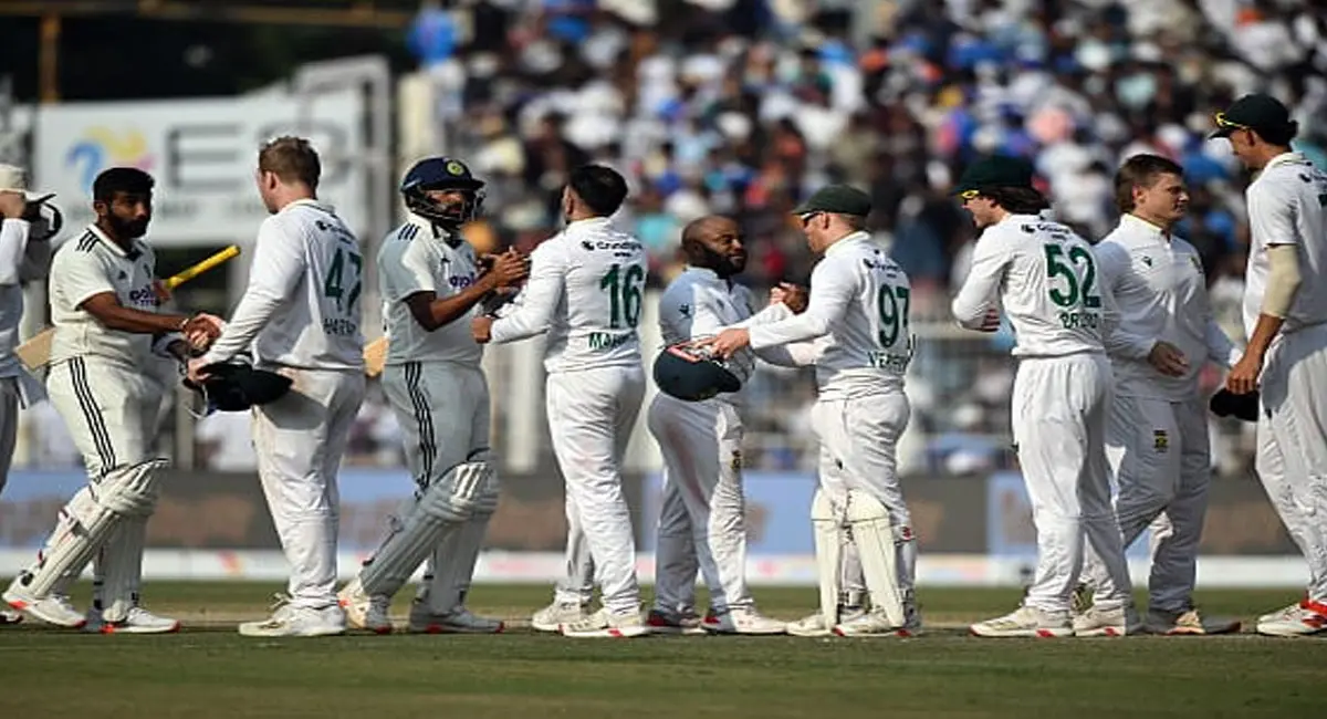 कोलकाता टेस्ट में भारत 30 रन से हारा, 15 साल बाद घर में अफ्रीका के हाथों मिली हार, हार्मर ने झटके 8 विकेट