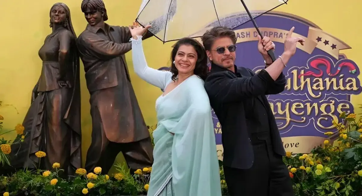 लंदन में लगा राज-सिमरन का स्टैच्यू, शाहरुख-काजोल ने किया अनवील