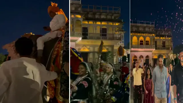 पूर्व राजपरिवार की मेहमान बनी राजस्थान रॉयल्स, द सिटी पैलेस में मिला ग्रैंड वेलकम, स्वागत में लगे हाथी- शहनाई 