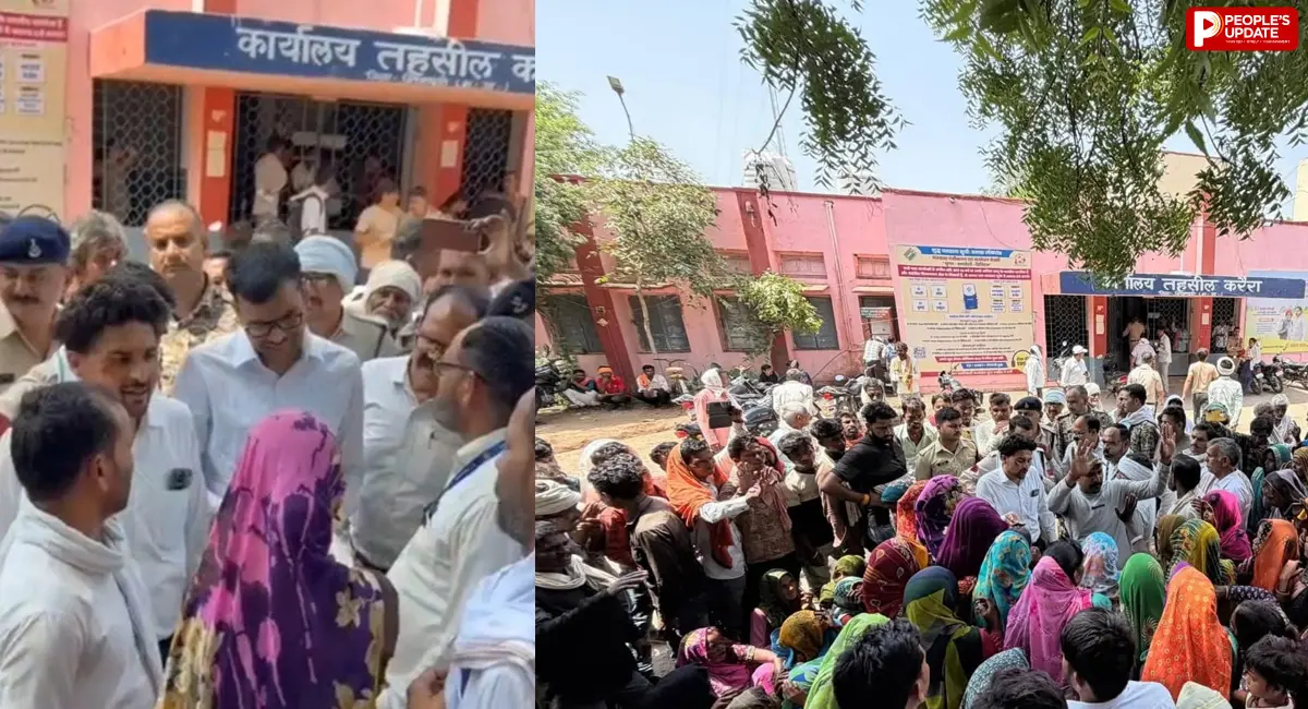 सड़क पर उतरे लोग; ट्रांसफर रद्द करने की मांग की