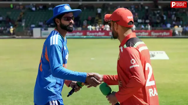 5 ओवर के बाद भारत 53/1 वैभव 31 पर खेल रहे, अभिषेक 2 रन पर आउट