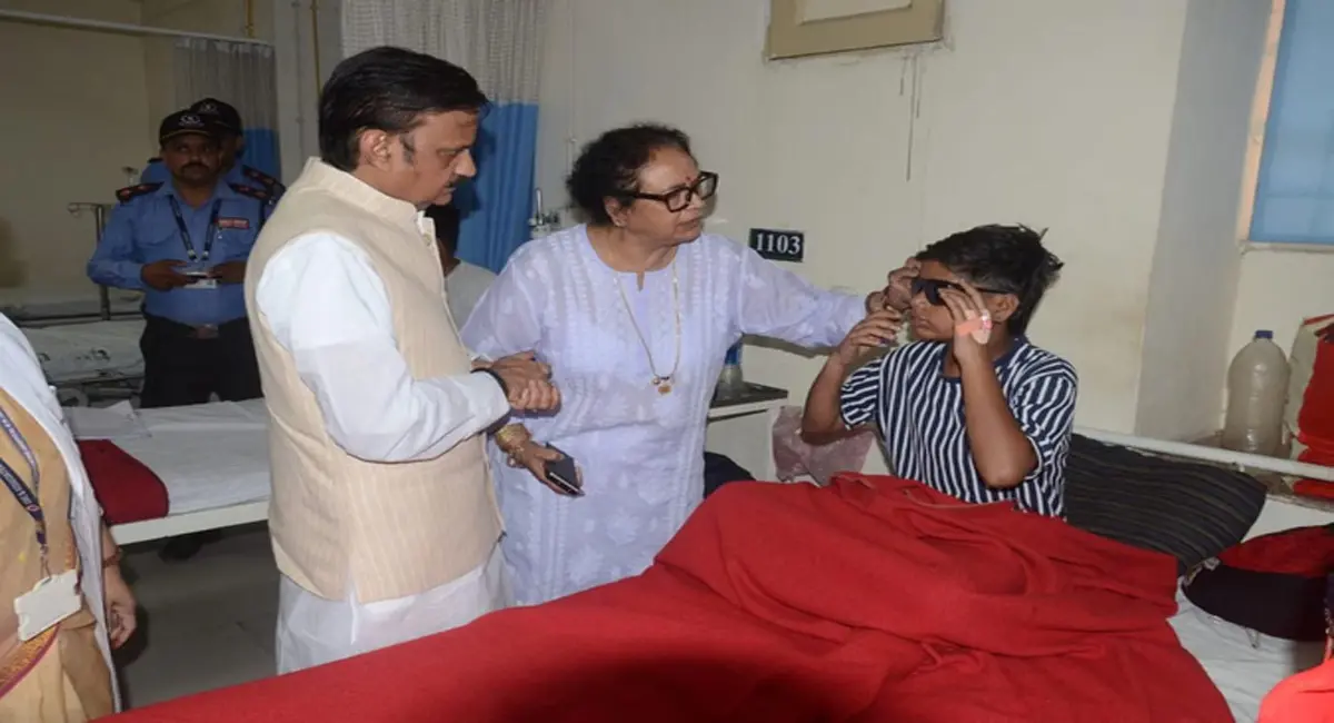 डिप्टी CM ने कार्बाइन गन से हुए घायलों से की मुलाकात, कहा—अवैध पटाखे रखने पर होगी सख्त कार्रवाई