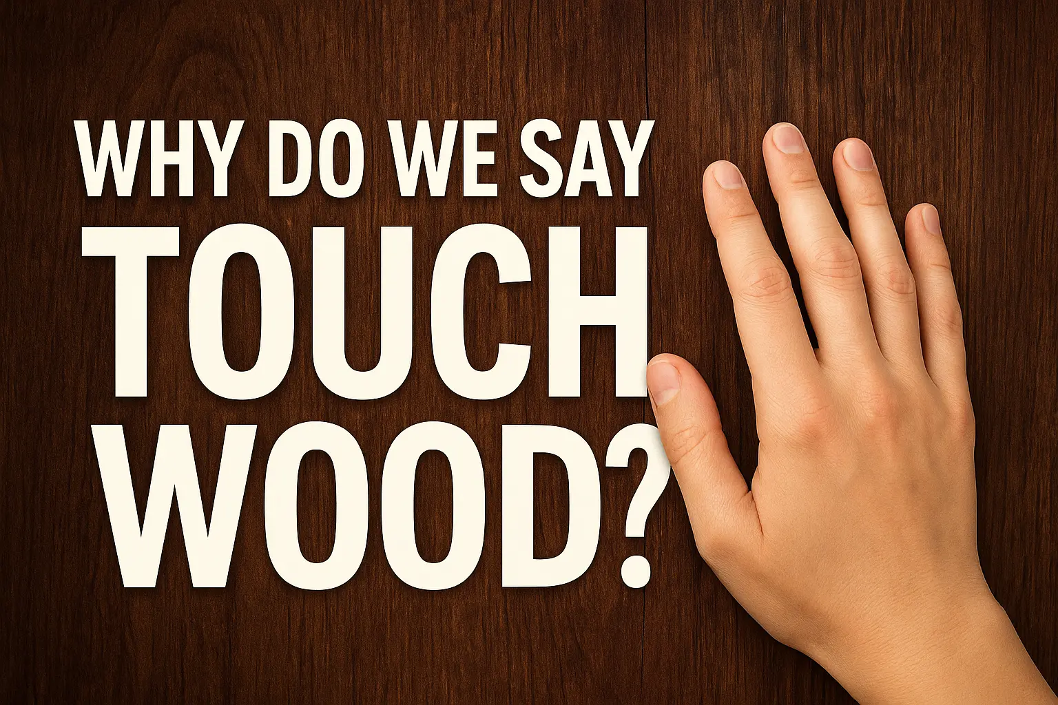 क्यों कहते हैं ‘Touch Wood’? एक छोटे से मुहावरे के पीछे छिपा प्राचीन मान्यताओं का चौंकाने वाला सच 
