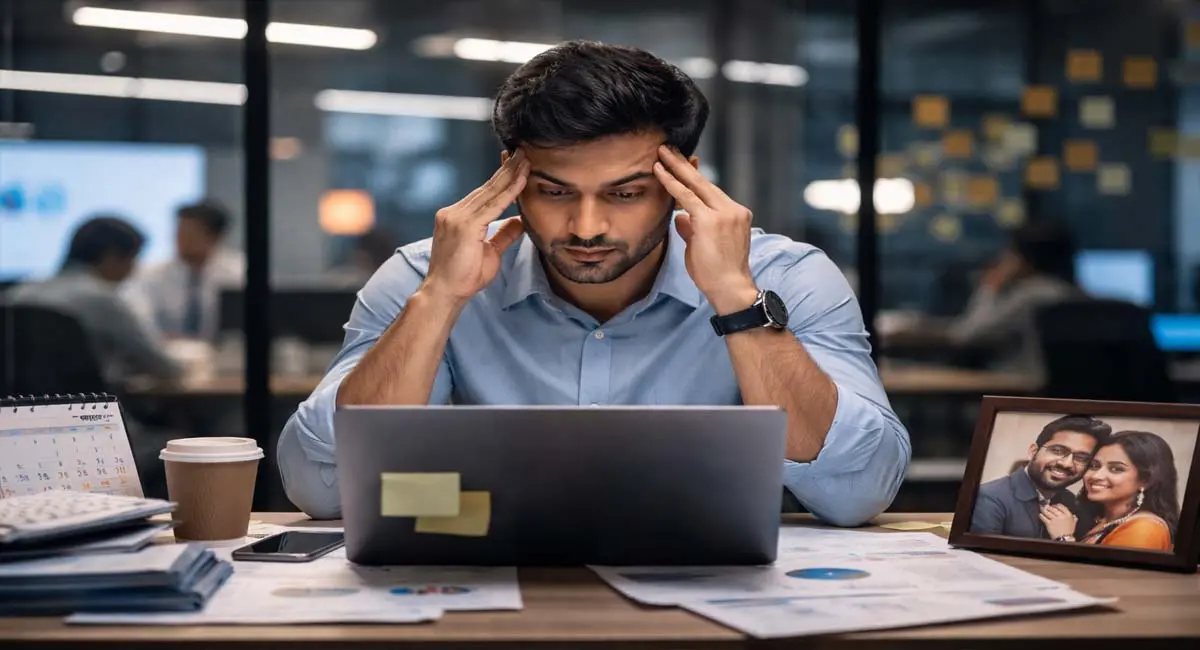 कॉर्पोरेट प्रेशर में फंसा कर्मचारी, सोशल मीडिया पर बयां किया दर्द