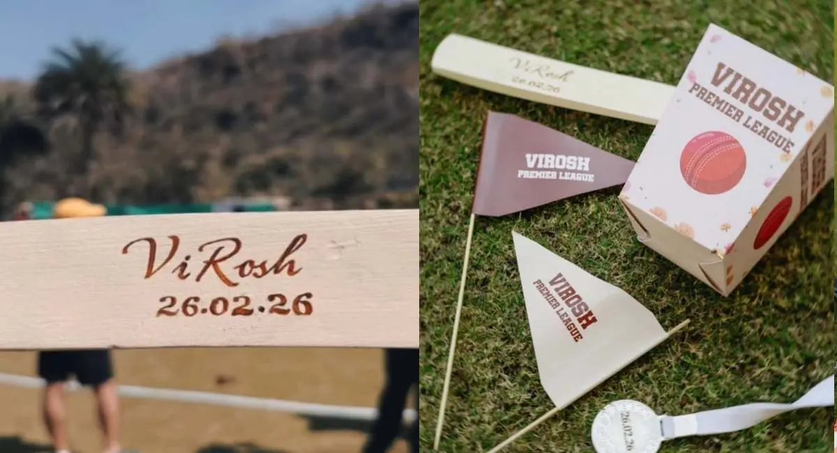 शादी से पहले मैदान में उतरे विजय-रश्मिका, चौकों-छक्कों से मचाया धमाल