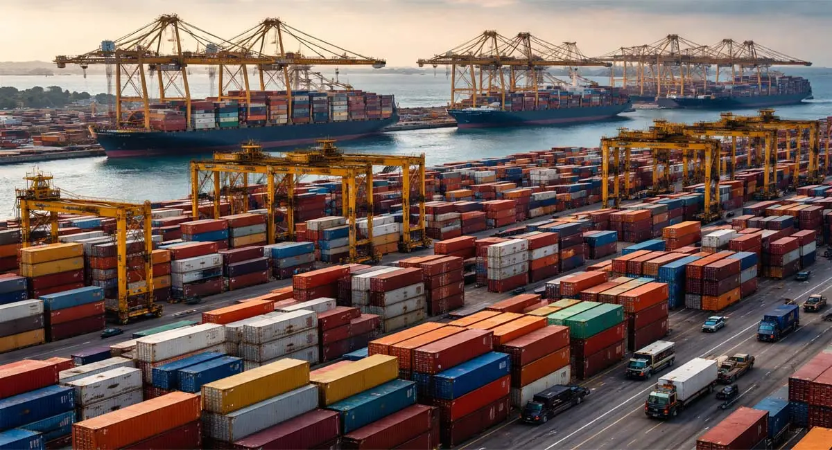 इन पोर्ट पर अटका लाखों टन माल, कितना होगा नुकसान?