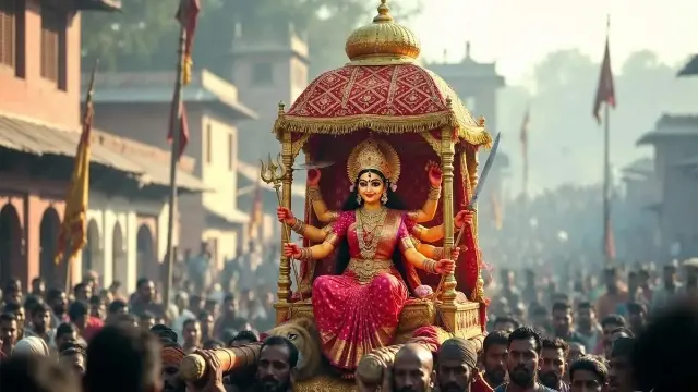 माता का पालकी पर आगमन, क्या देश-दुनिया पर पड़ेगा असर?