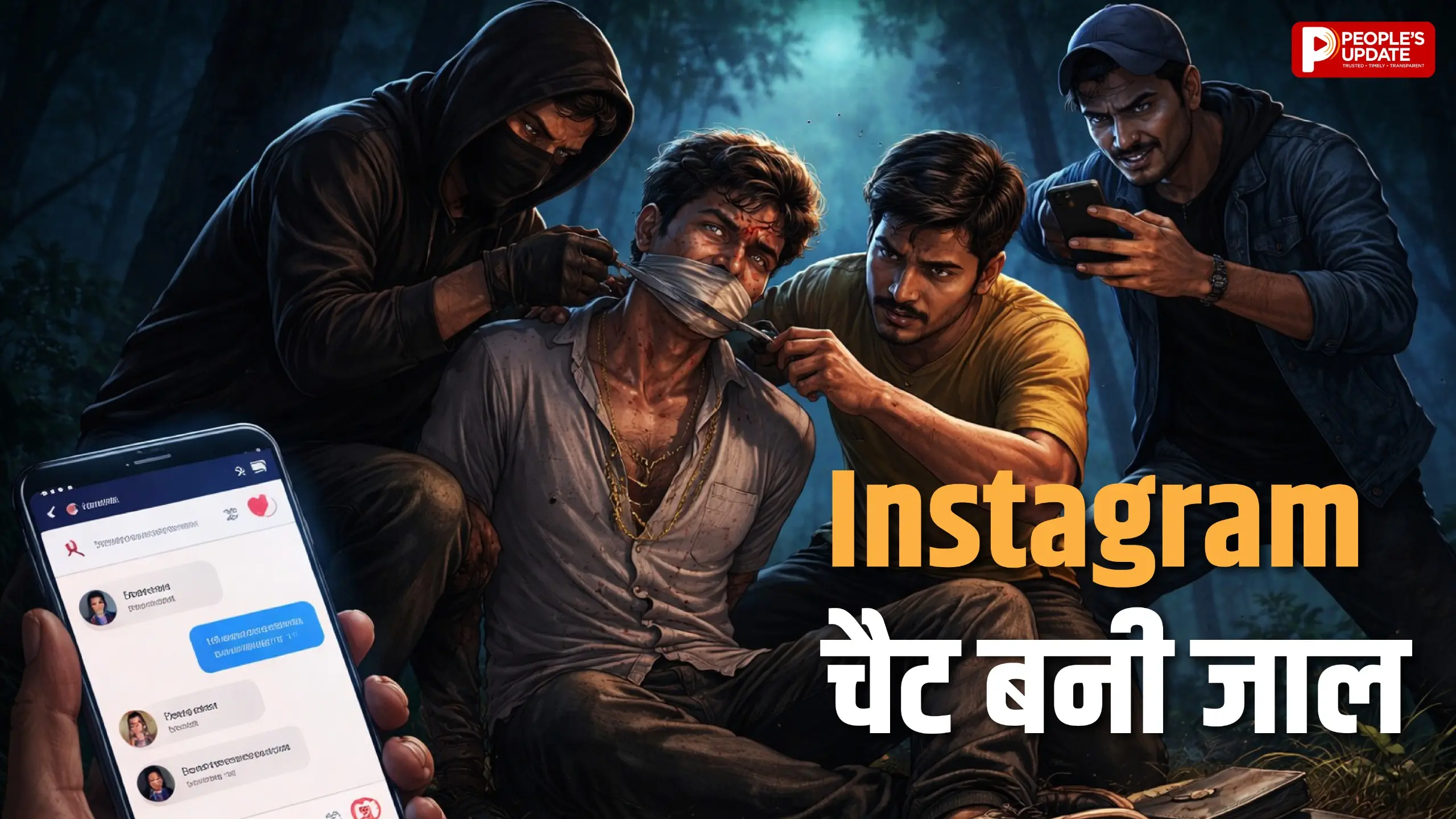 युवक को मिलने बुलाया, फिर जंगल में बना लिया बंधक