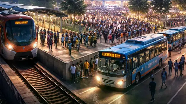 रात 12:30 बजे तक चलेगी लखनऊ मेट्रो