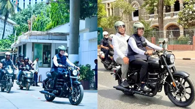 बुलेट बाइक से पहुंचे विधान भवन, सब रह गए हैरान