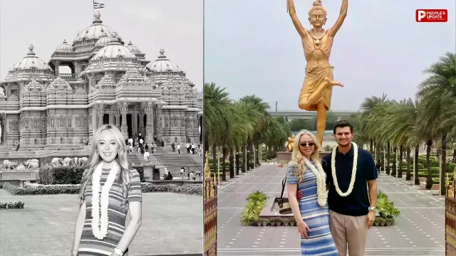 पति माइकल संग अक्षरधाम और ताज महल की भव्यता देख हुईं मुरीद