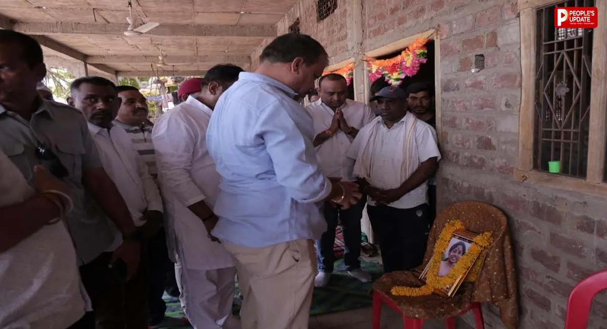 उमंग सिंघार पहुंचे शोकाकुल परिवार के घर, शिक्षा व्यवस्था पर उठाए सवाल