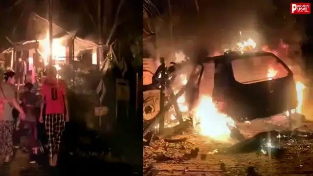 सोशल मीडिया मैसेज के बाद भड़की भीड़, असम राइफल्स कैंप को बनाया निशाना