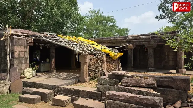 संरक्षित स्मारक परिसर से हटाई गई अस्थायी छत, पीपुल्स समाचार की खबर के बाद कार्रवाई
