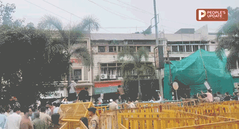 सीलिंग के खिलाफ भोपाल में व्यापारियों का हल्लाबोल, CM हाउस की ओर बढ़े कारोबारी; पुलिस ने बैरिकेड लगाकर रोका