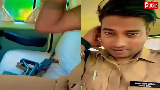 वर्दी पहनी, कैमरा ऑन किया और बनाने लगा रील! रीवा पुलिसकर्मी का VIDEO वायरल