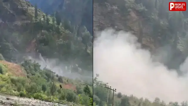 पहाड़ी से पहले गिरते रहे पत्थर, फिर अचानक खिसका पूरा पहाड़; शिमला में लैंडस्लाइड का खौफनाक मंजर