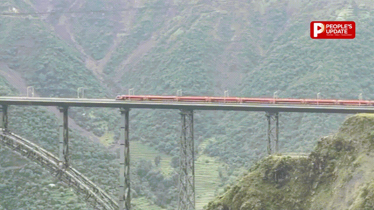 Vande Bharat Train: चिनाब ब्रिज पर 100 की रफ्तार से दौड़ी ट्रेन, कटरा-बनिहाल सफर होगा तेज; देखें शानदार नजारा