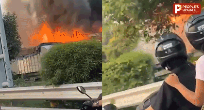 Greater Noida Expressway Fire: स्लीपर बस में अचानक लगी आग, देखते ही देखते विकराल हुई लपटें; पुलिस-फायर ब्रिगेड मौके पर पहुंची